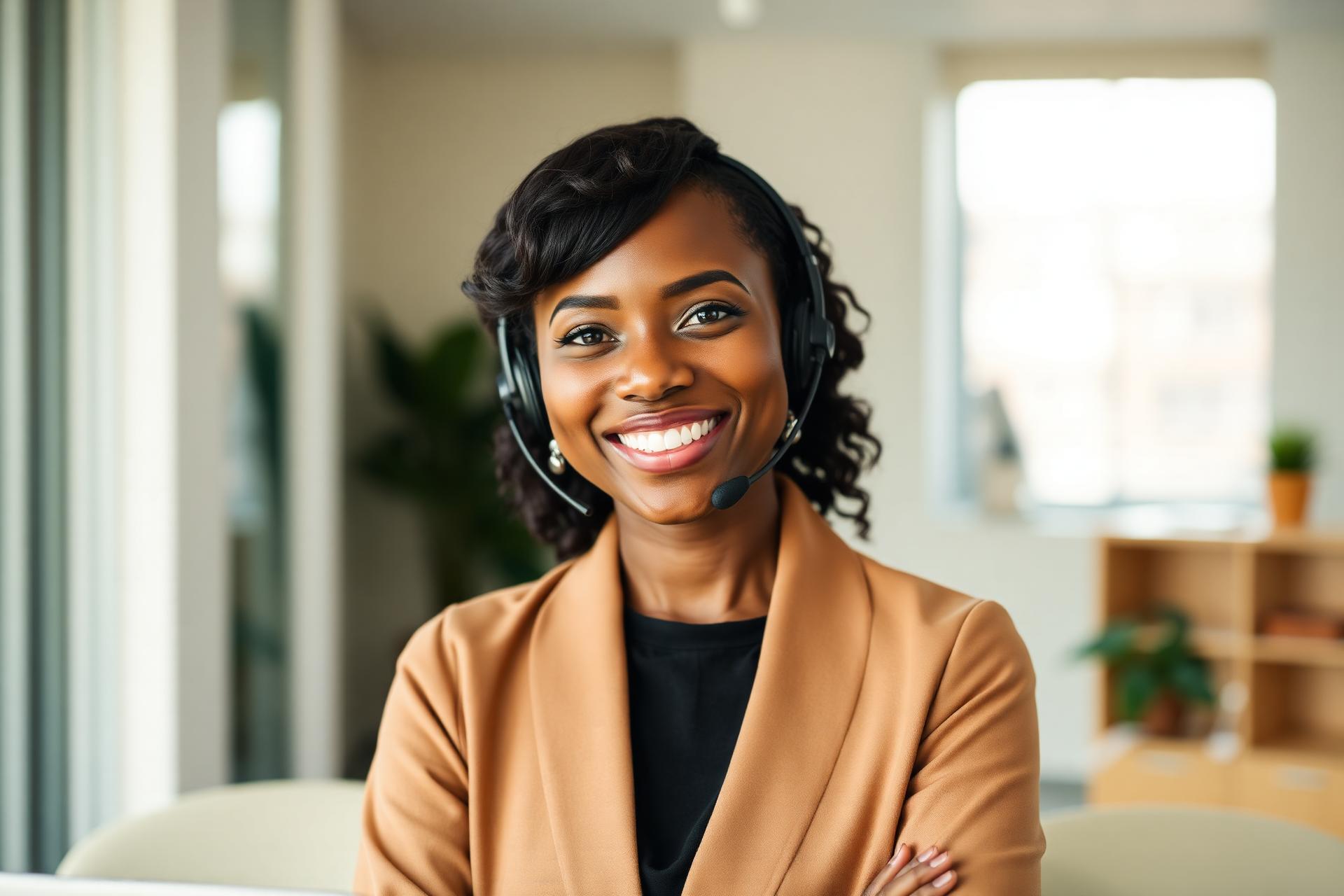 Medicaid consultant on a call with a client